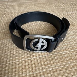 Giorgio Armani Men’s Leather Belt, Size 91/36.